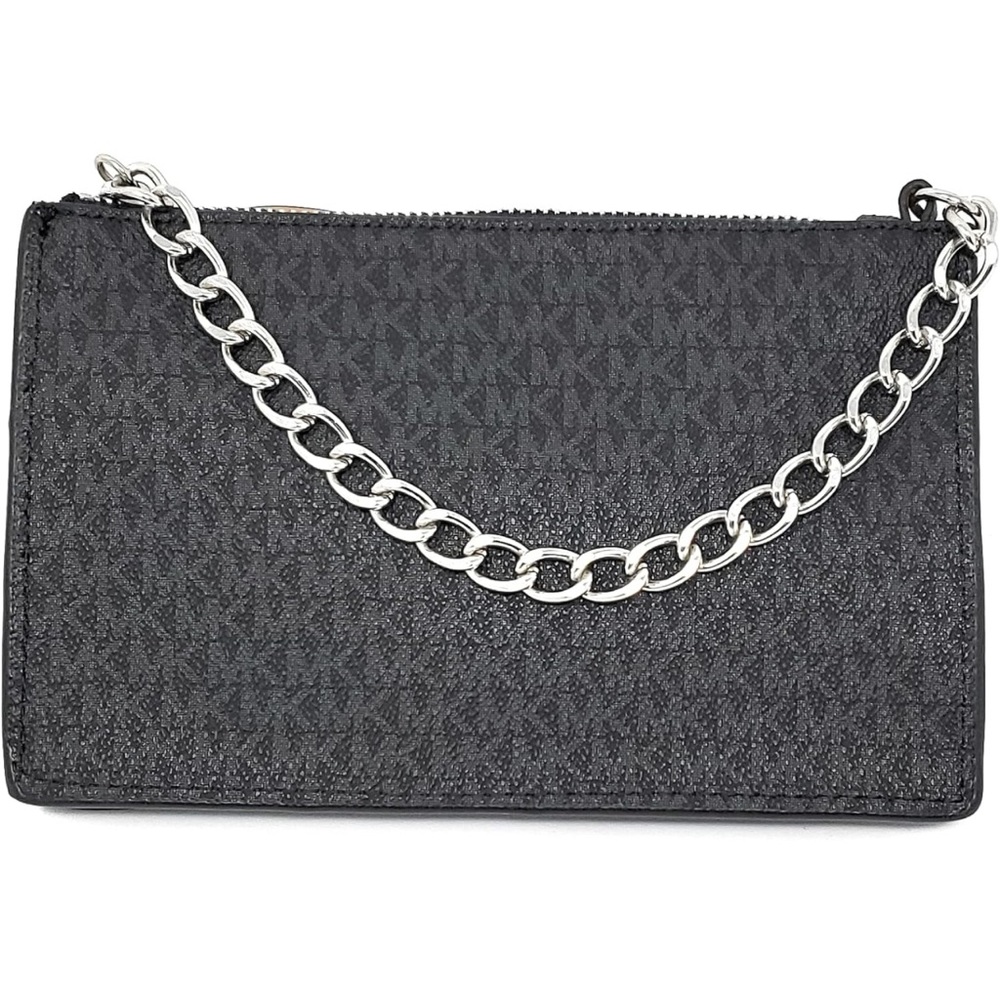 Michael Kors Women's Fanny Pack/Belt Bag With Chain Zip, Black, Medium NWT